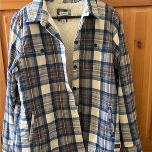 L.L. Bean Blue and Brown Plaid Jacket